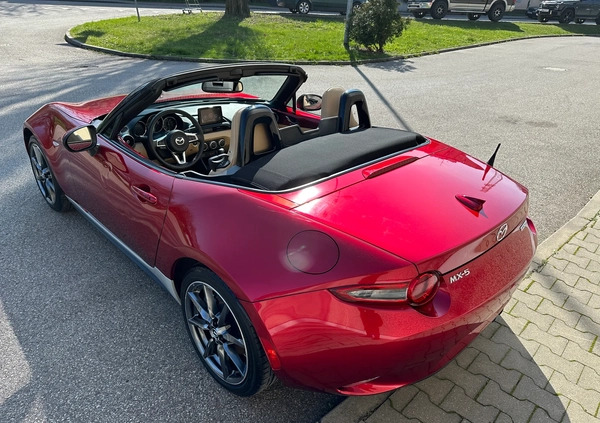 Mazda MX-5 cena 59900 przebieg: 32882, rok produkcji 2020 z Warszawa małe 562